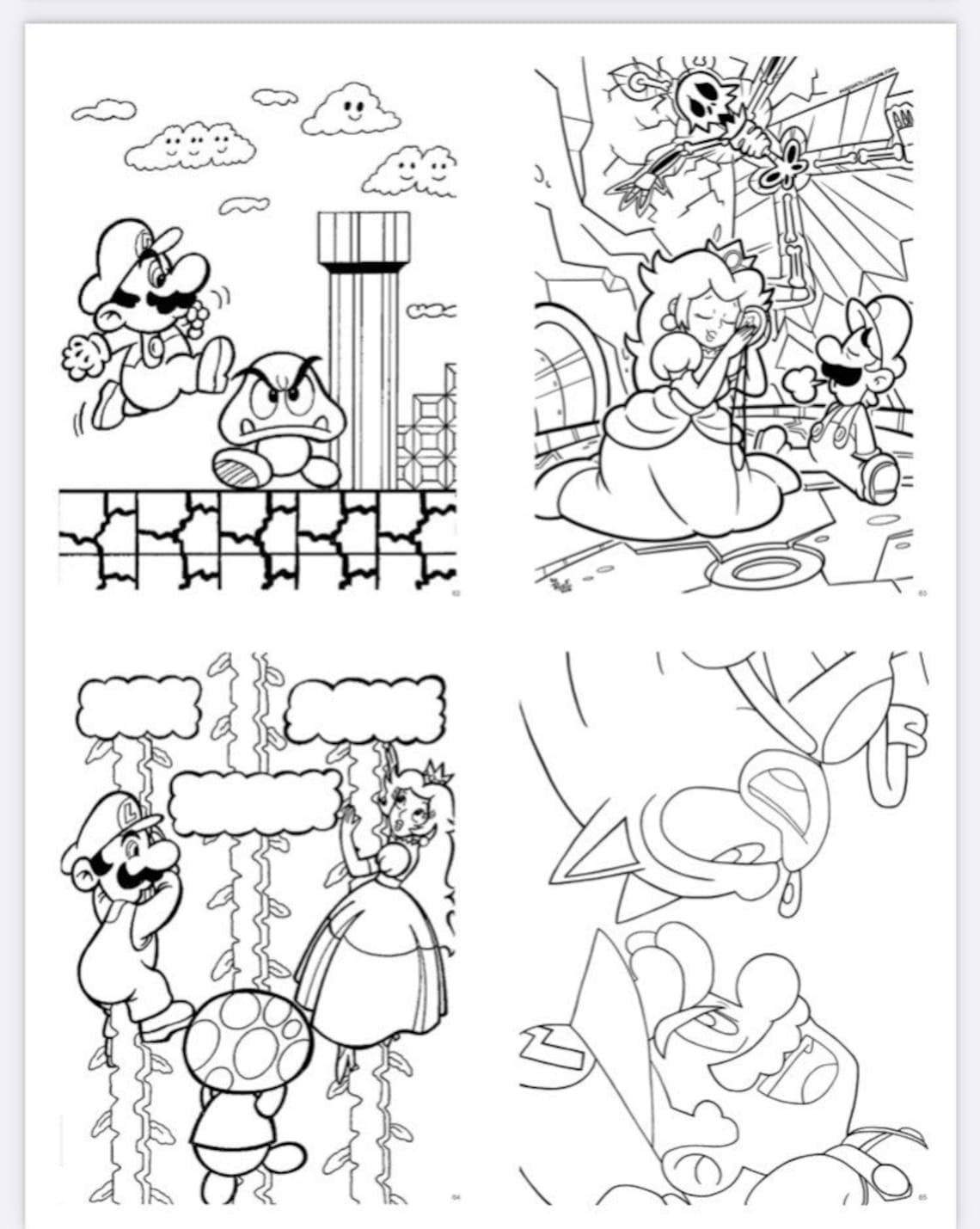 80 Printable Super Mario Coloring Book 75