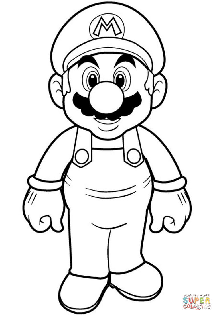 80 Printable Super Mario Coloring Book 91