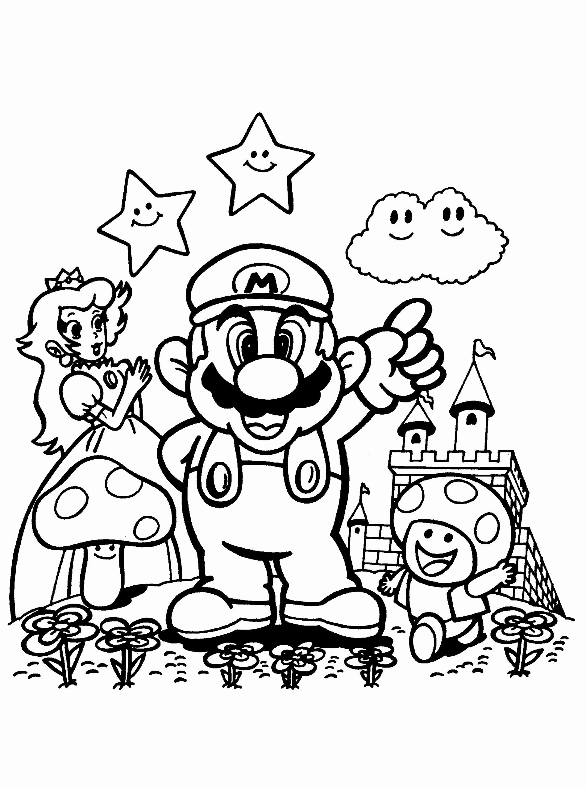 80 Printable Super Mario Coloring Book 92