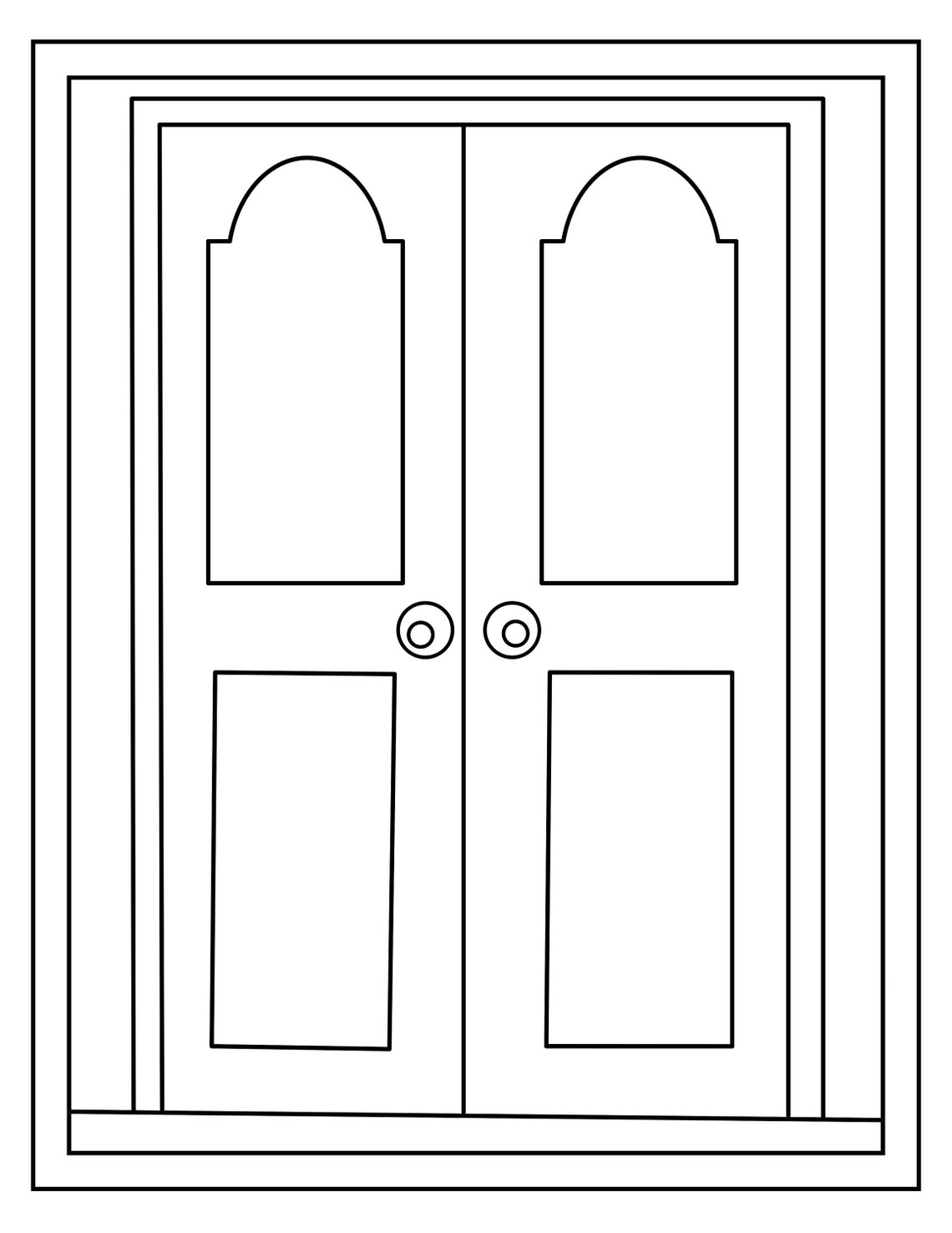 90 Printable Doors Coloring Pages Roblox 56