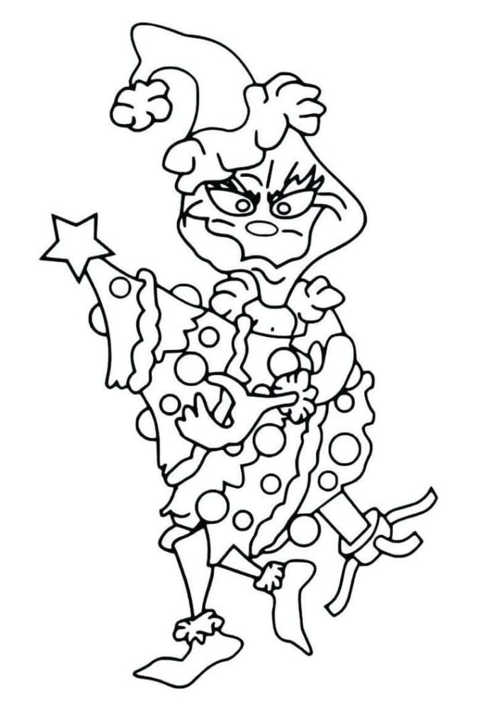 90 Printable Grinch And Max Coloring Pages 42