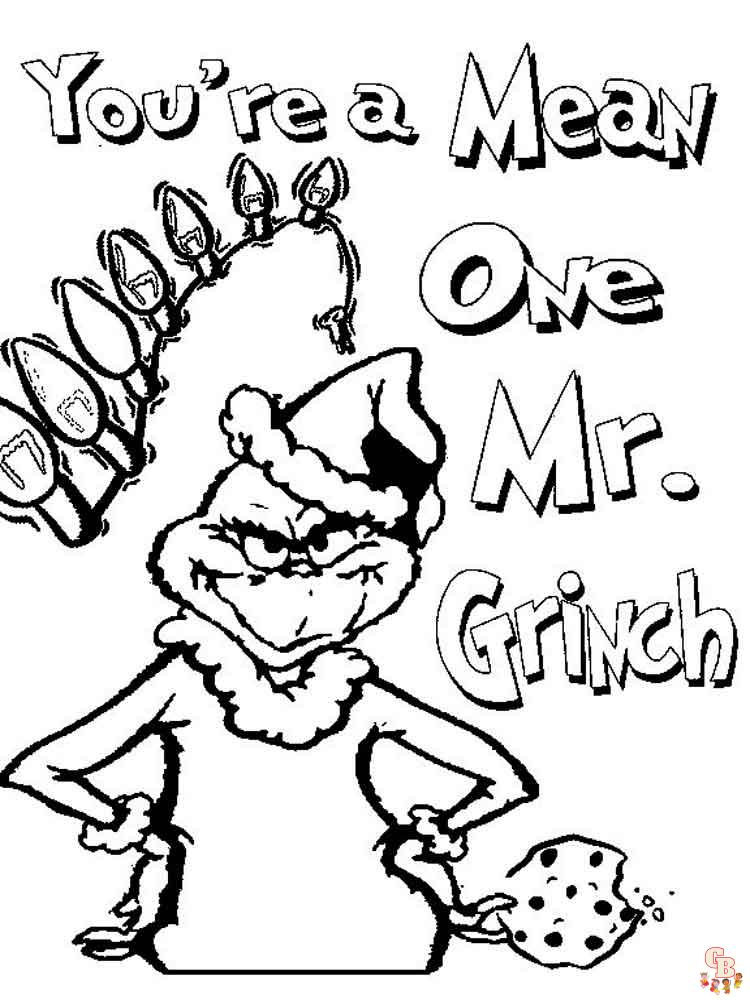 90 Printable Grinch And Max Coloring Pages 86