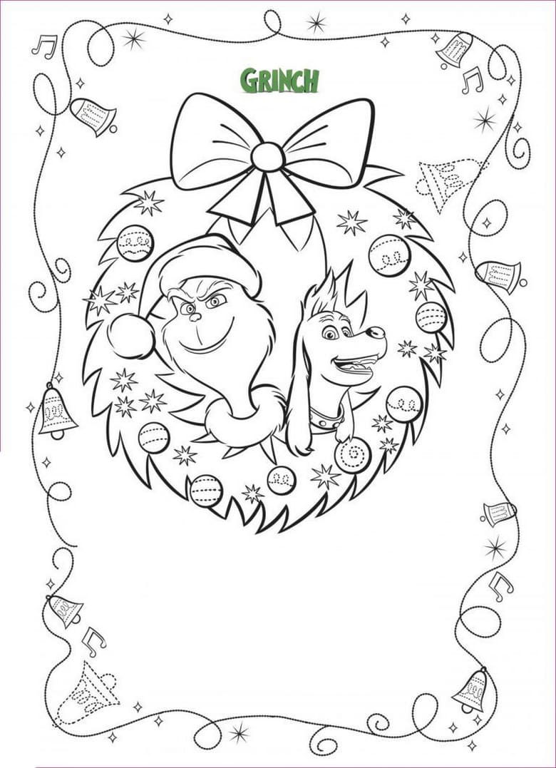 90 Printable Grinch And Max Coloring Pages 87