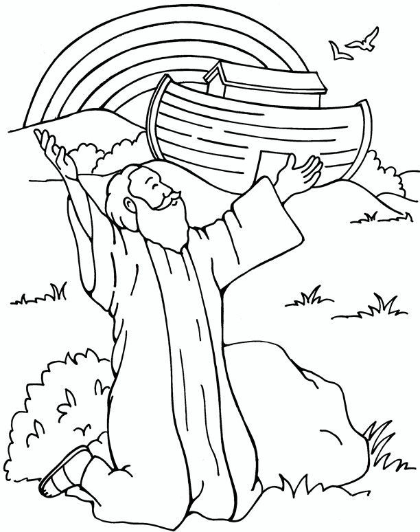 90 Printable Noah'S Ark Color Sheet 4