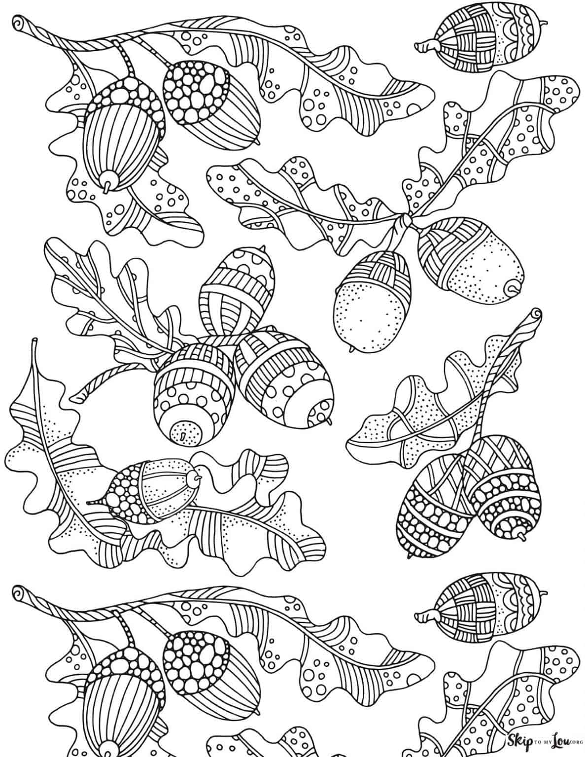 60 Adult Fall Coloring Pages Printable 15