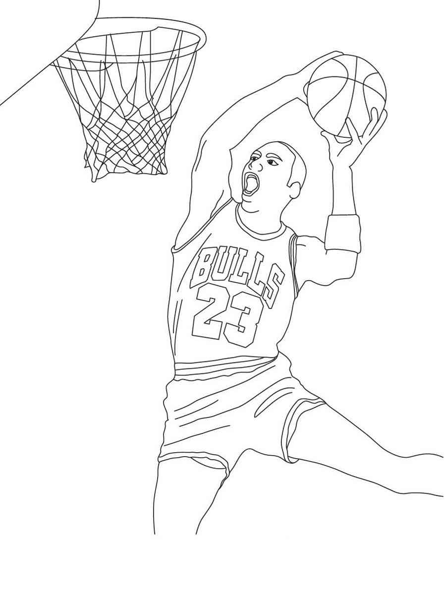 60 Printable Michael Jordan Coloring Pages 41