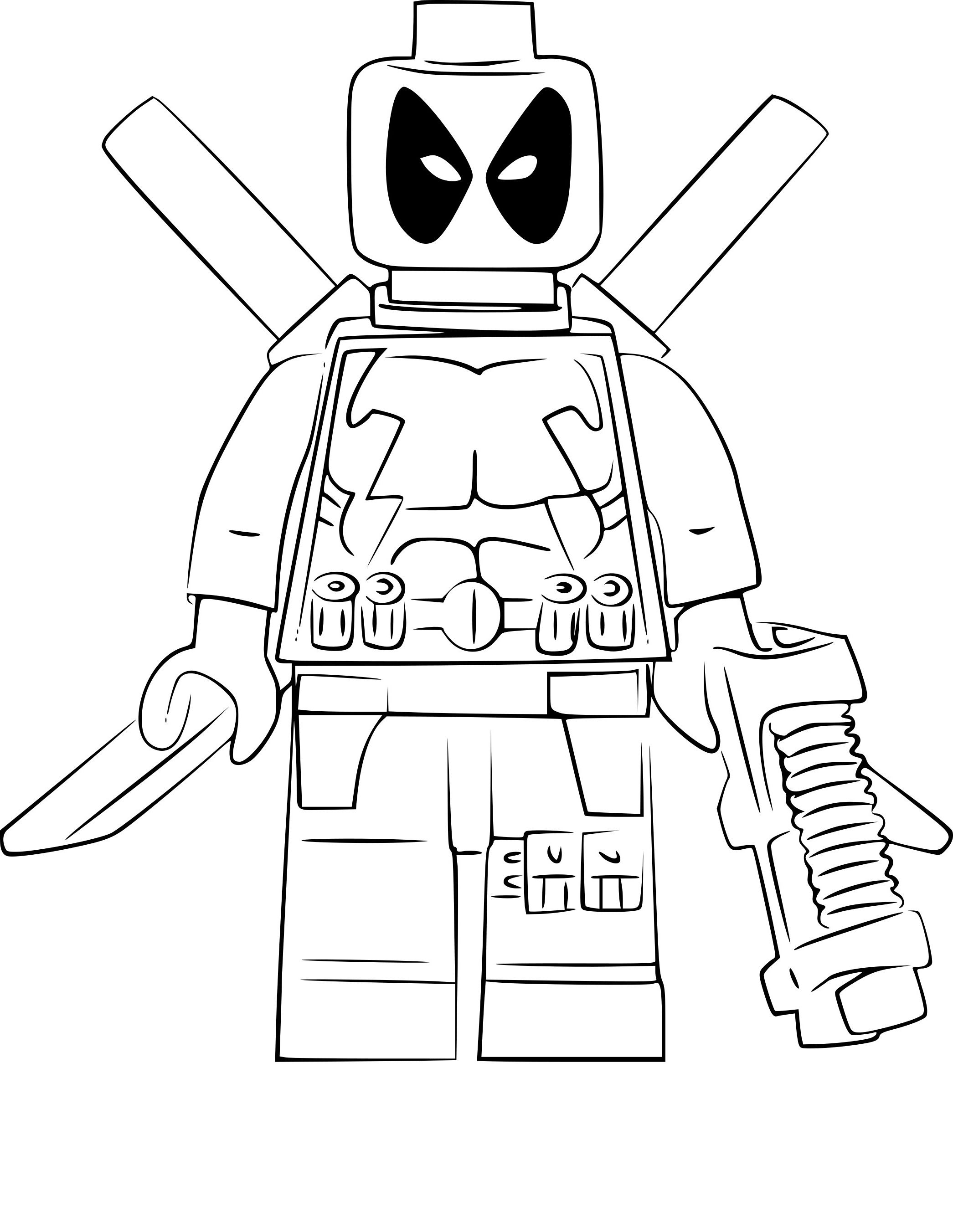 60 Printable Superhero Lego Coloring Pages 22