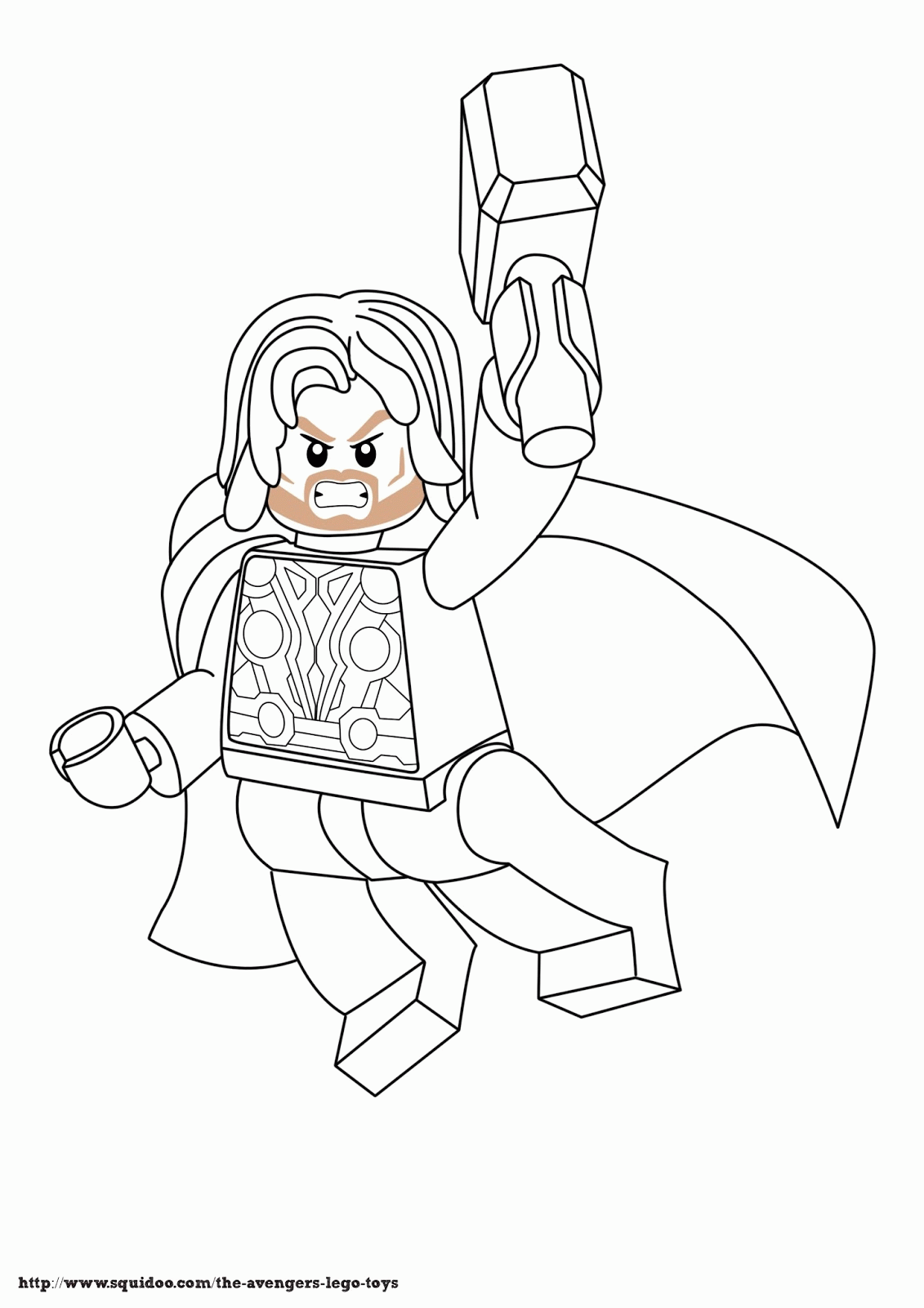 60 Printable Superhero Lego Coloring Pages 25