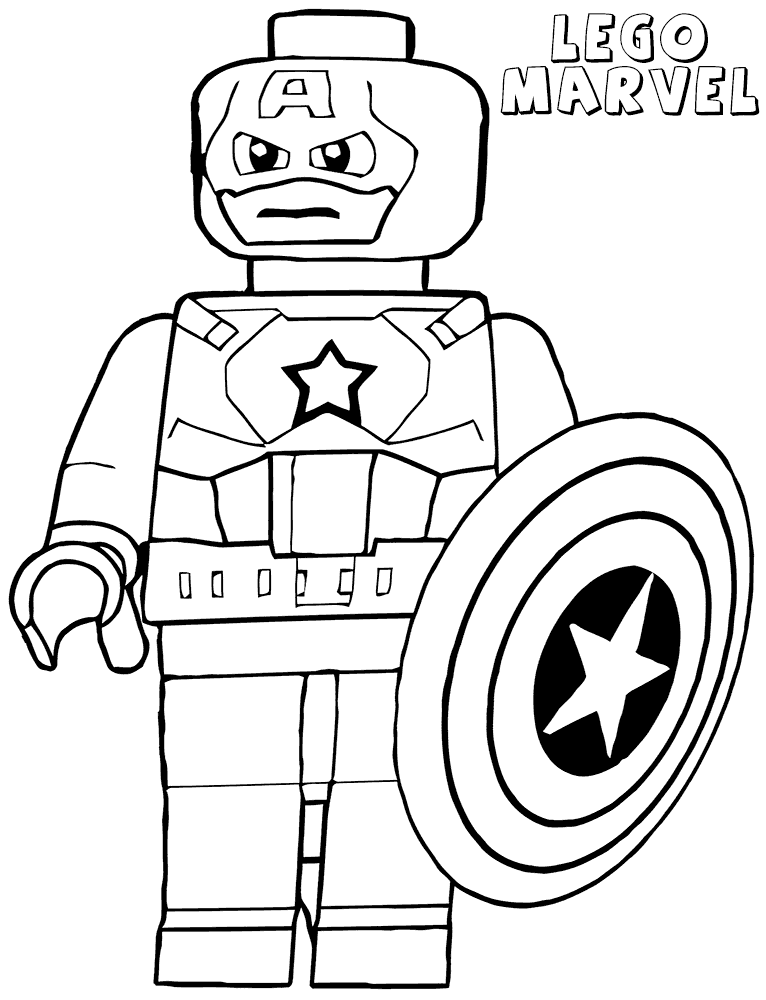 60 Printable Superhero Lego Coloring Pages 26