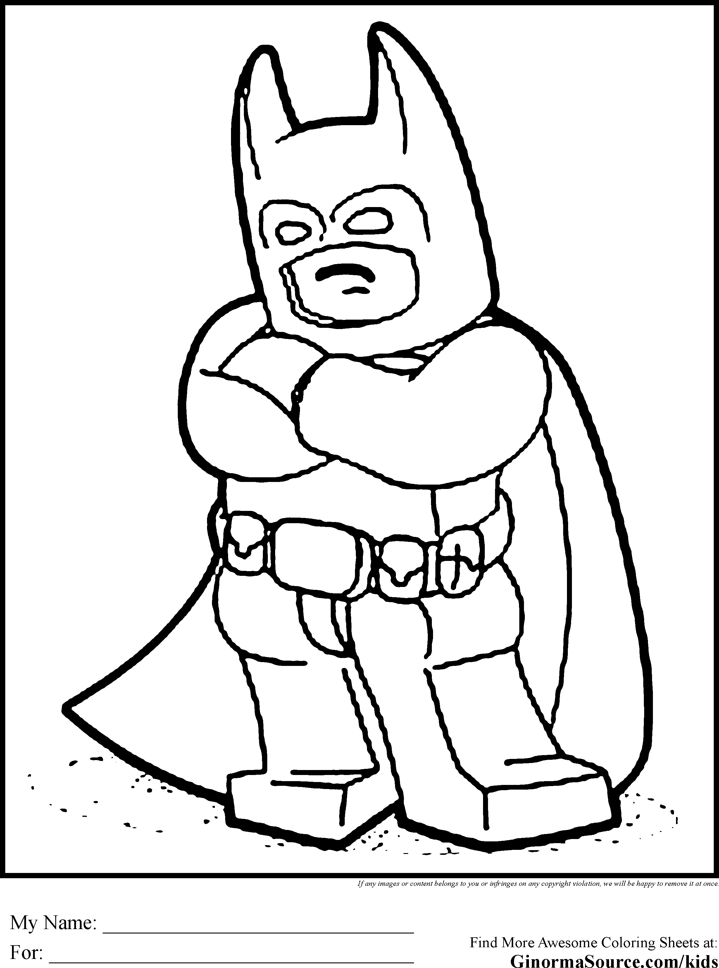 60 Printable Superhero Lego Coloring Pages 43