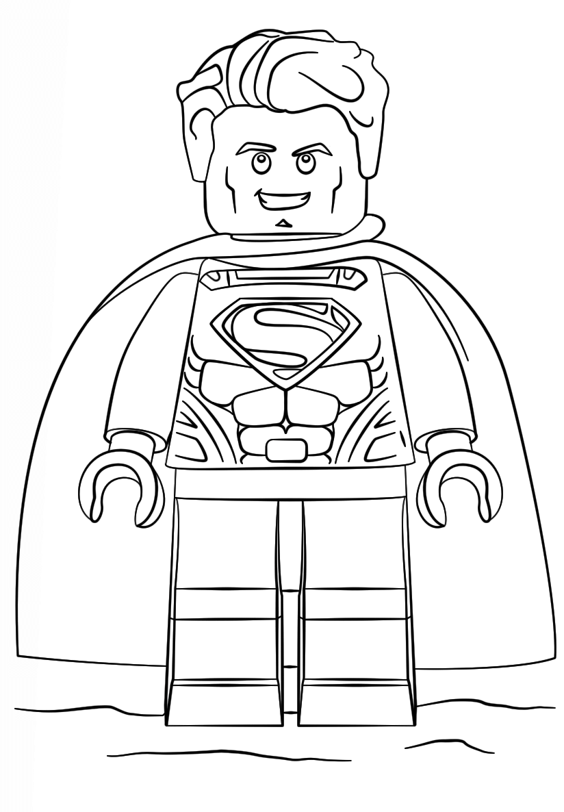 60 Printable Superhero Lego Coloring Pages 9