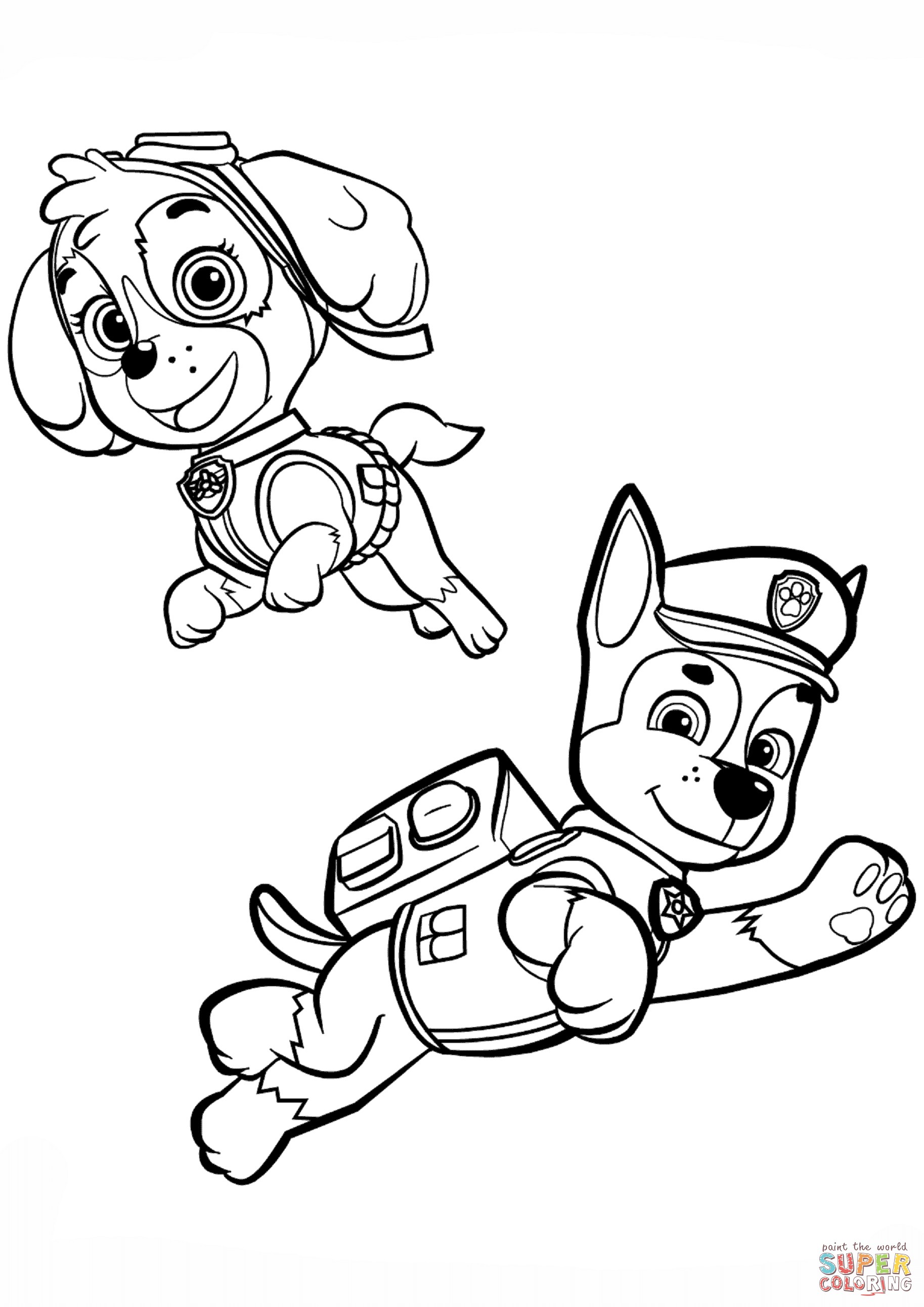 35 Printable Sky Paw Patrol Coloring Page 29