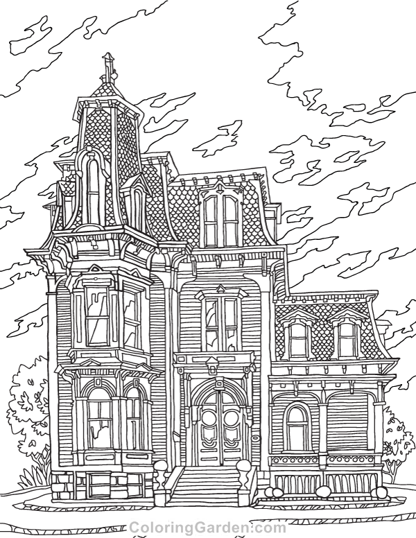 20 Coloring Pages To Print House