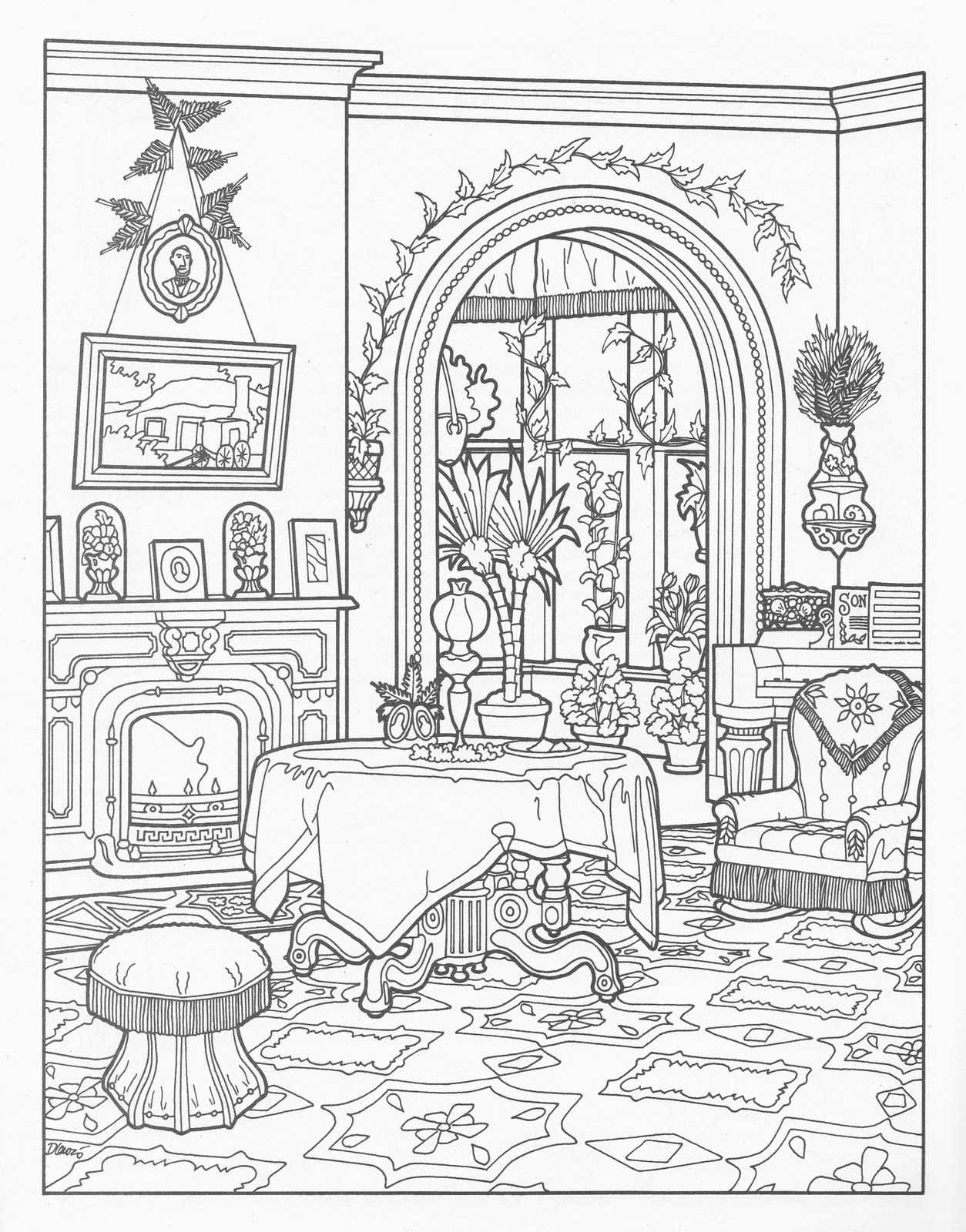 20 Coloring Pages To Print House