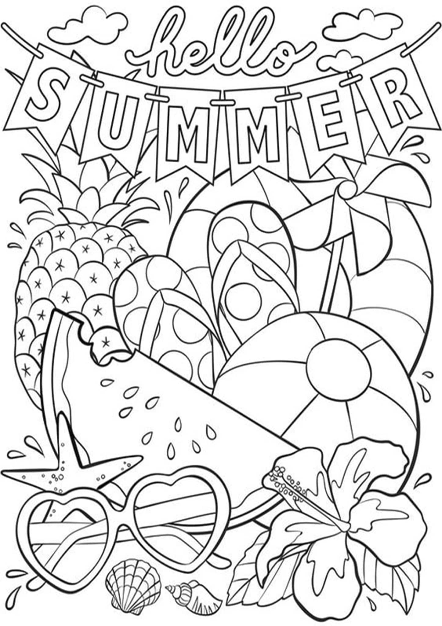 20 Coloring Pictures For Kids