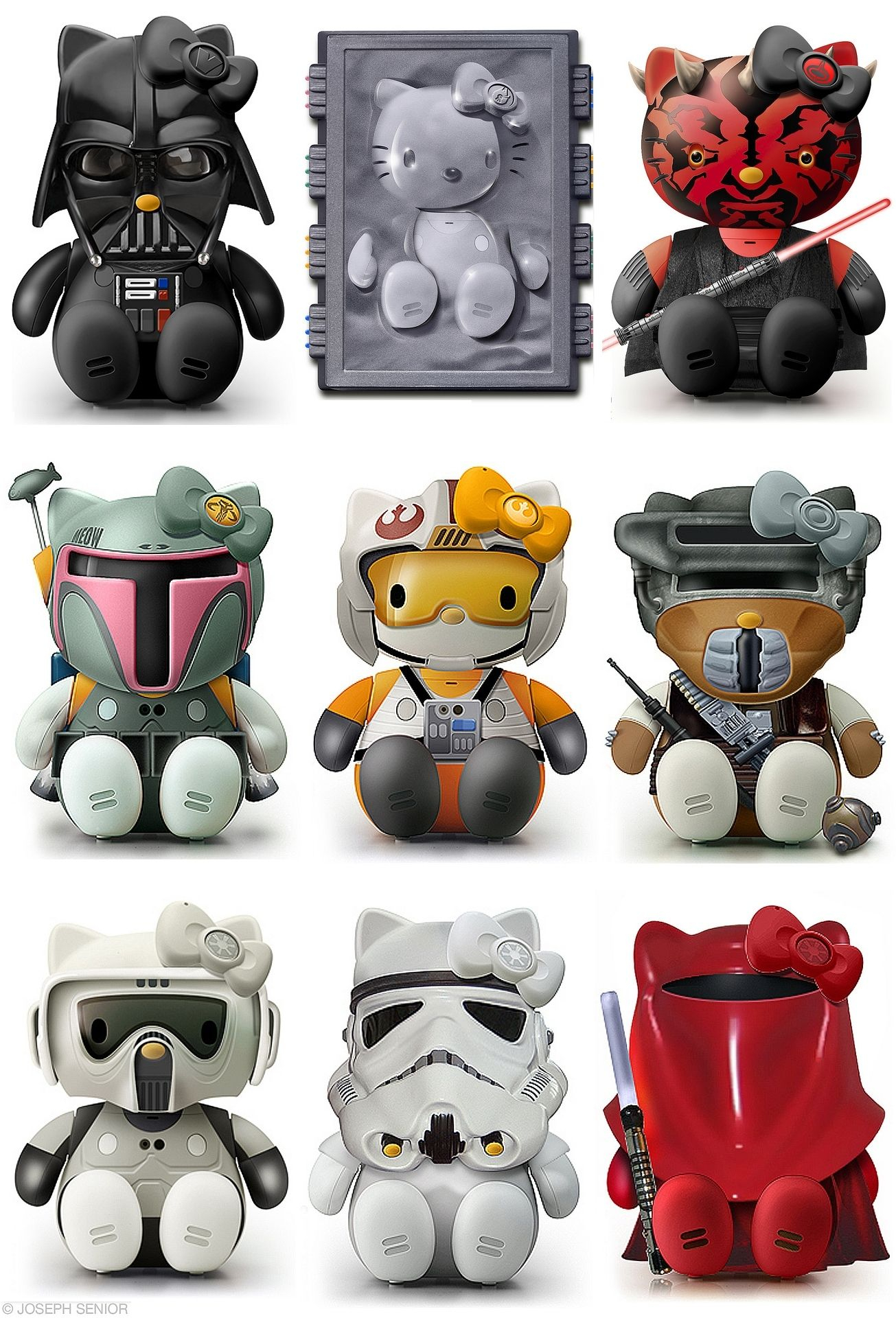 20 Hello Kitty Star Wars Coloring