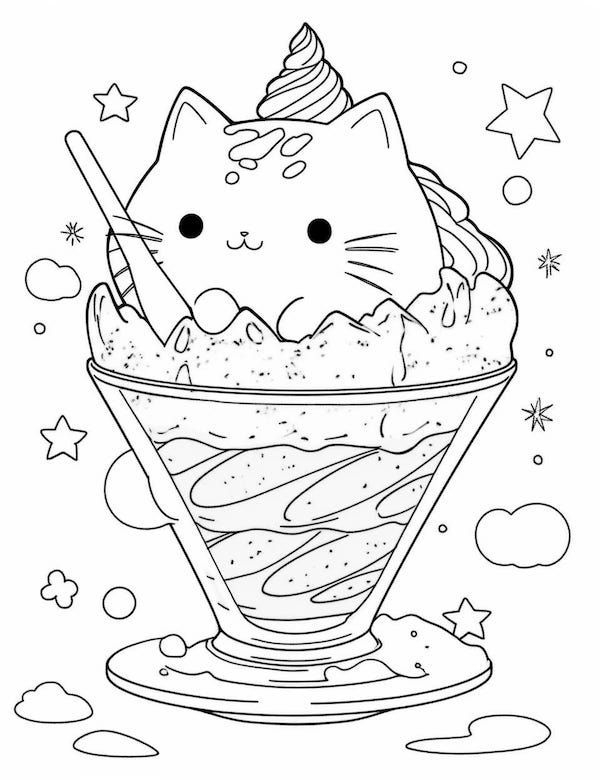 20 Ice Cream Coloring Pages For Adults