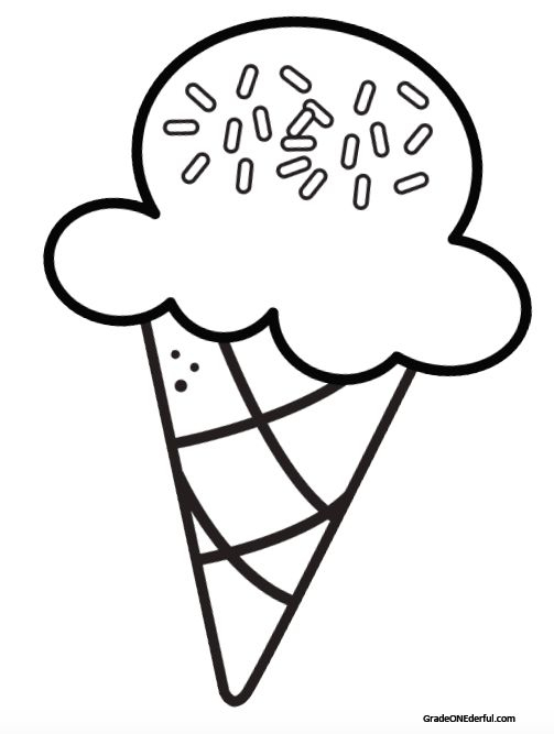 20 Ice Cream Coloring Pages For Adults